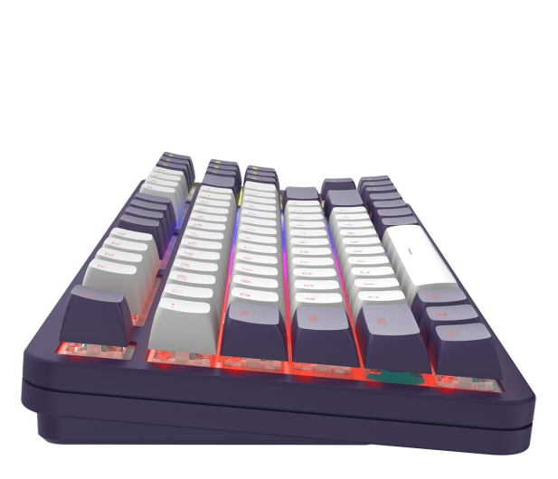 DARK PROJECT ALU87A Violet/White G3MS Mech RGB - 1301393 - zdjęcie 4